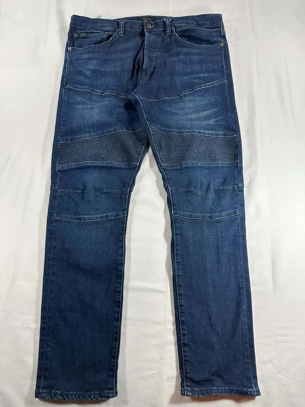 Polo Ralph Lauren Sullivan Slim Biker Style Jeans Dark Wash Button Fly
